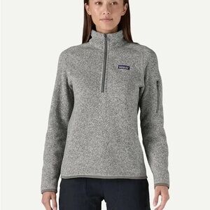 Patagonia Heathered Gray Fleece Pullover